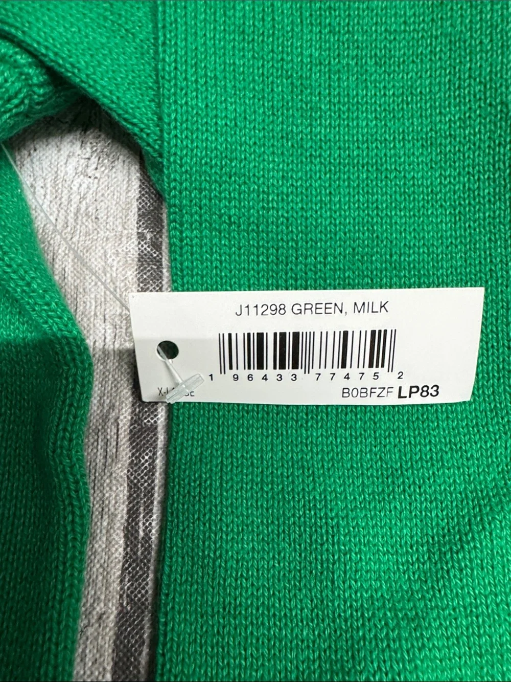 Boys Green Novelty Milk Cartoon Sweater